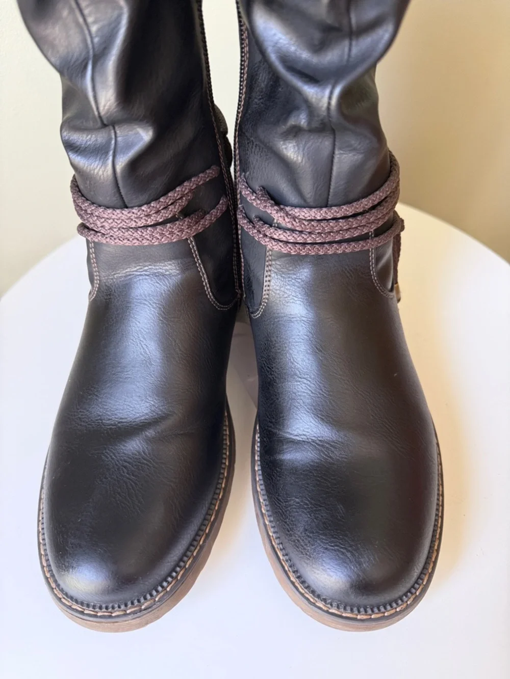 Spring Step Acaphine boots Vegan faux shearling water-resistant EU 42 US 10.5-11